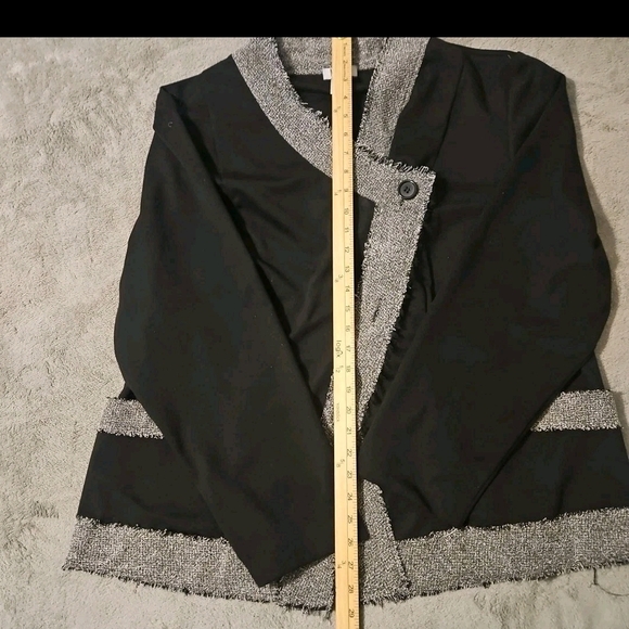 Monroe Tweed Blazer Women 2XL Office Church Party Y2k Cottage Boho Barbie - Picture 7 of 11